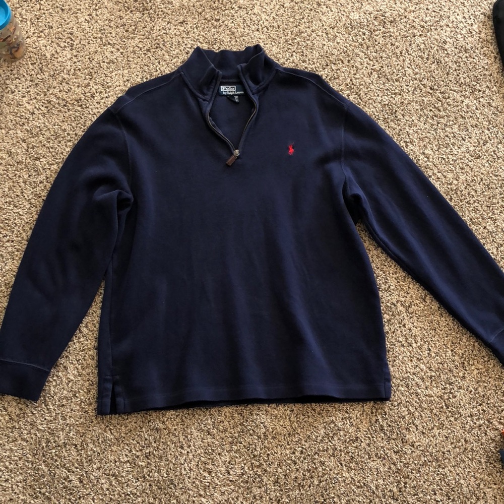 Navy Polo Quarter Zip